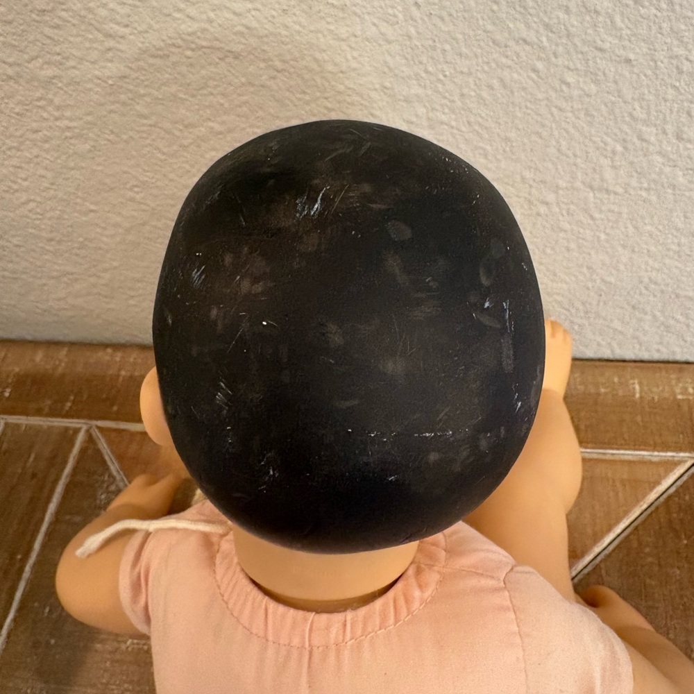 BITTY BABY DARK EYES MED SKIN BLACK HAIR NUDE DOLL 2014 PA-11392 Play Condition - Picture 6 of 12